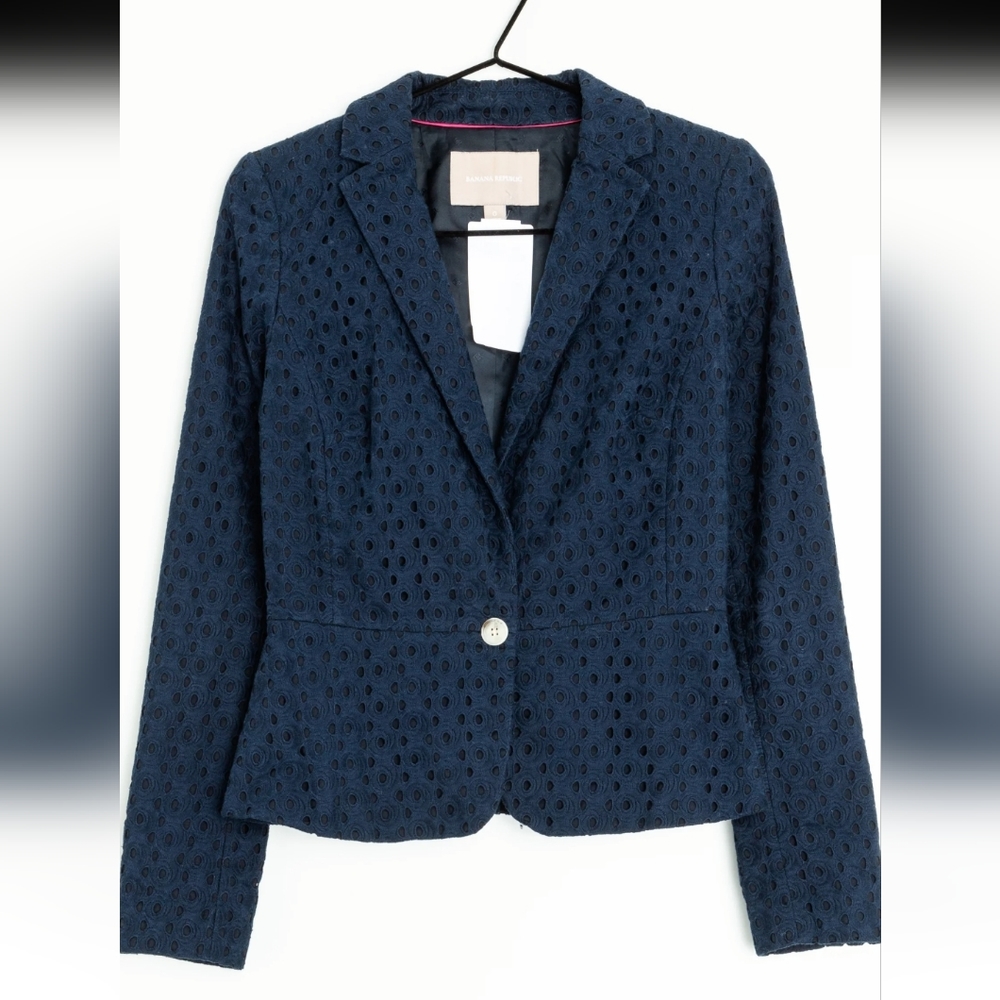 Banana Republic Blue Blazer 6p